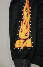 Load image into Gallery viewer, SAAH Flame Zip-Up Hoodie