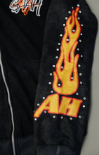 Load image into Gallery viewer, SAAH Flame Zip-Up Hoodie